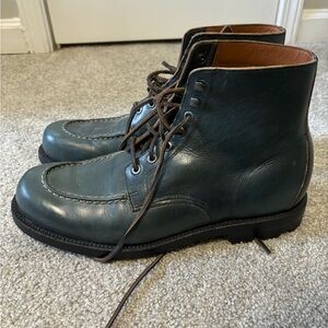 Grant Stone Brass Boot Navy Chromexcel